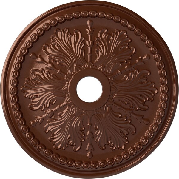 Ekena Millwork Winsor Ceiling Medallion (Fits Canopies up to 4"), 27 1/2"OD x 4"ID x 1 1/2"P, Copper Penny CM27WICPS - main